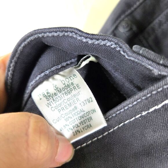 Women's Rag & Bone NWT Gray Skinny Ankle Legging Jeans Waist Size 26 - Picture 10 of 11